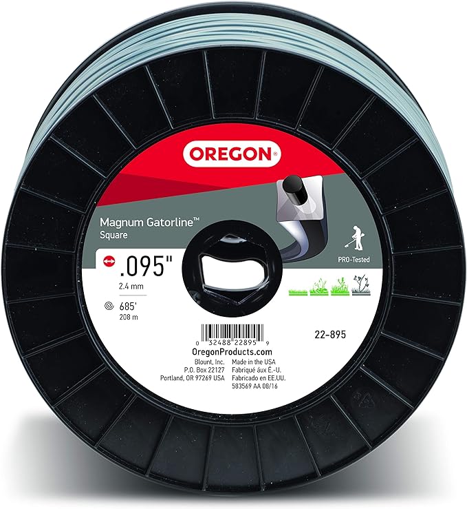 Oregon Magnum Gatorline Supertwist Trimmer Line - .095 Inch, 1 Lb Spool (Part #20-020)