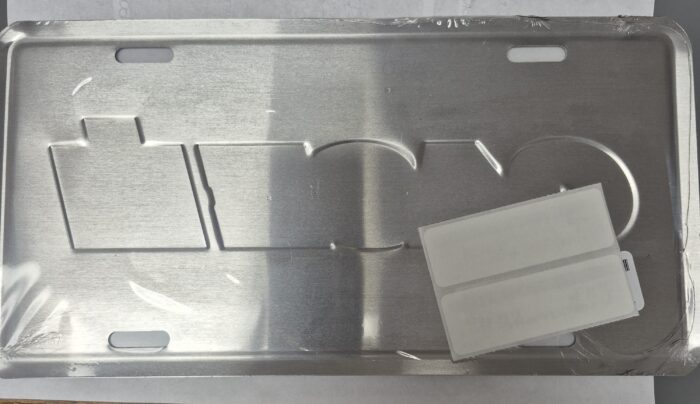 Case IH Black  License Plate - Image 2