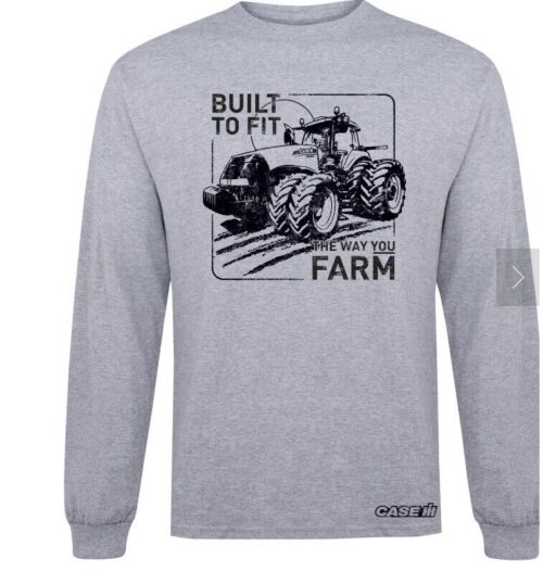 Case IH Built to Fit Magnum Adult Men's Long Sleeve Tee
