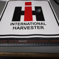 International Harvester IH Logo 12 x 12 Inch Decal Sticker