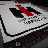 International Harvester IH Logo 12 x 12 Inch Decal Sticker - Image 3