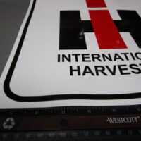 International Harvester IH Logo 12 x 12 Inch Decal Sticker - Image 4