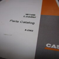 Case W14B Loader Parts Catalog