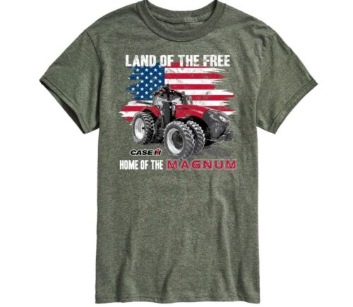 Home of the Magnum Heather Green Mens Short Sleeve Tee