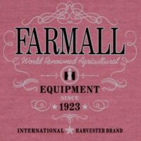 Case IH Farmall Equipment Women's Long Sleeve Tee - Image 2