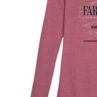 Case IH Farmall Equipment Women's Long Sleeve Tee - Image 3