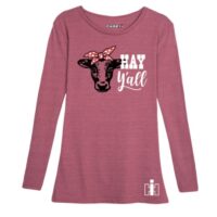Case IH International Harvester "Hay Y'all" IH Women's Long Sleeve Tee