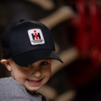 International Harvester Logo Black Hat, youth size - Image 2