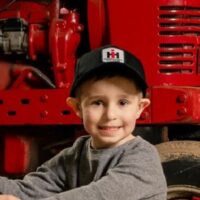 International Harvester Logo Black Hat, youth size - Image 4