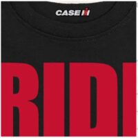 Case IH Black Retro Ride Tractor IH Boys Short Sleeve T-Shirt - Image 3