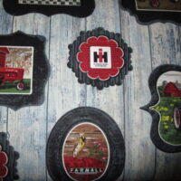 Farmall Hometown Life Frames Pattern Fabric - Image 2
