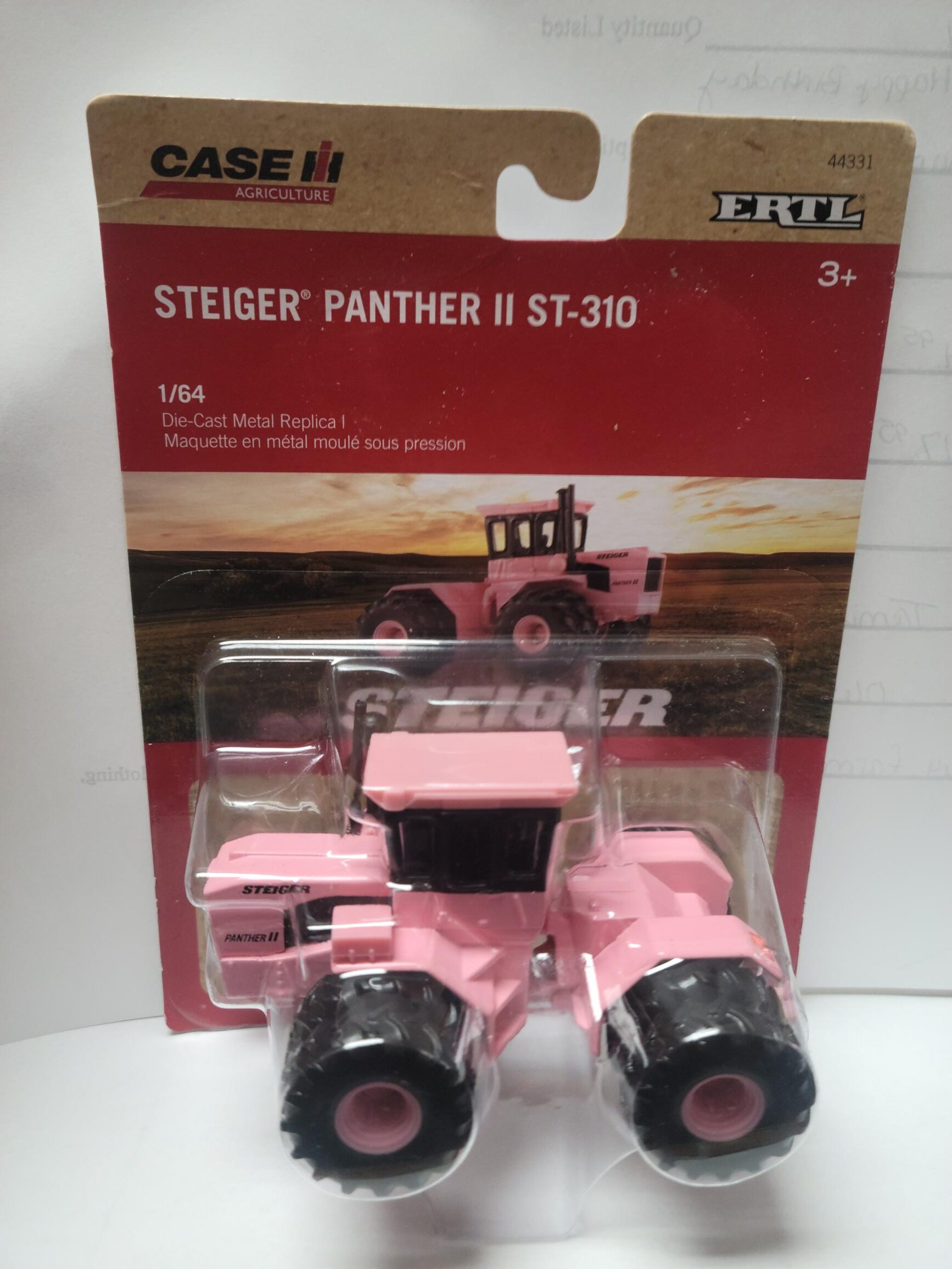 thumbnail image 2 of 2022 Ertl 1/64 Case IH AFS Connect Magnum 340 Pink Tractor - Diecast Model 2 of 2