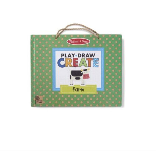 Melissa & Doug Natural Play: Play Draw Create Reusable Drawing & Magnet Kit -