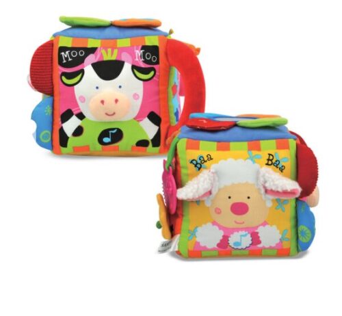 Melissa & Doug Musical Farmyard Cube Learning Toy