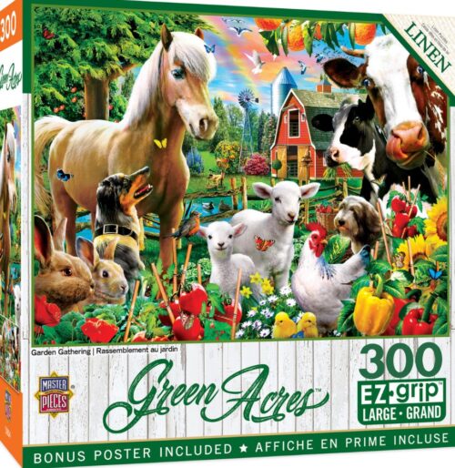 Green Acres - Garden Gathering 300 Piece Puzzle