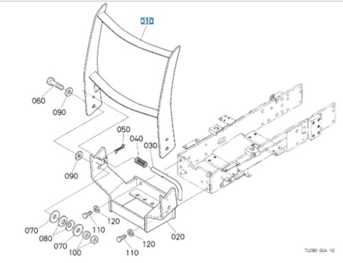 Front Upper Grill Guard - 7J292-57810