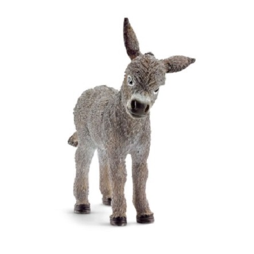 Schleich Toy Farm Animal Plastic Donkey Foal 1/20 Scale