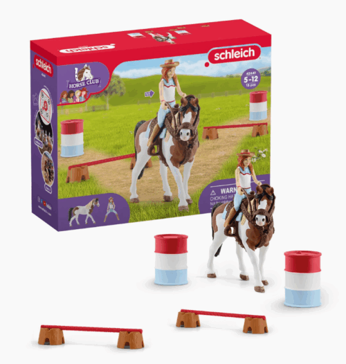 Schleich 1/20 Scale HORSE CLUB Hannah's Western riding set
