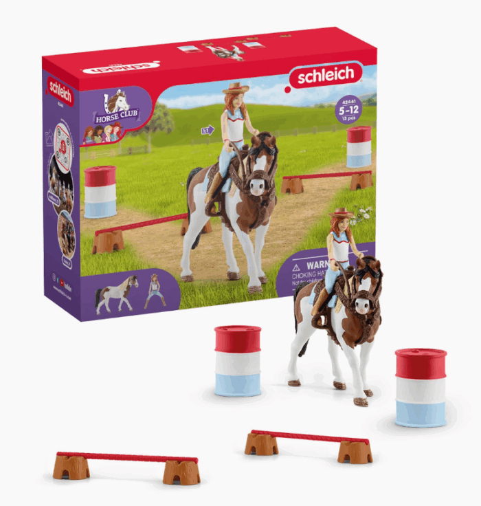 Schleich 1/20 Scale HORSE CLUB Hannah's Western riding set
