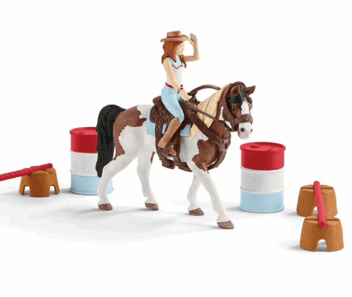 Schleich 1/20 Scale HORSE CLUB Hannah's Western riding set - Image 2