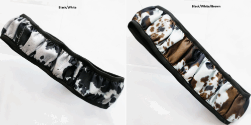 Cow Print Steering Wheel Covers