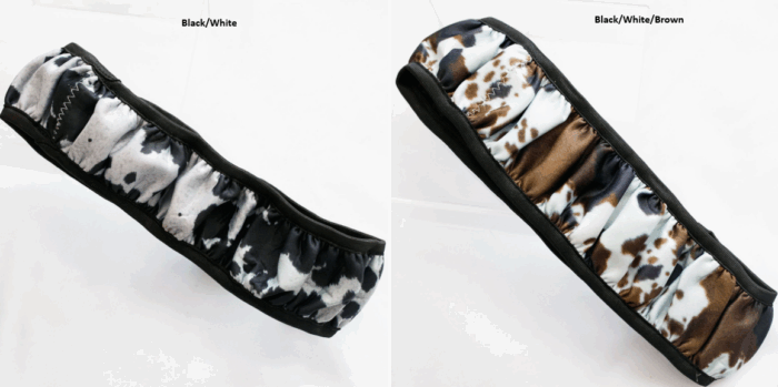 Cow Print Steering Wheel Covers