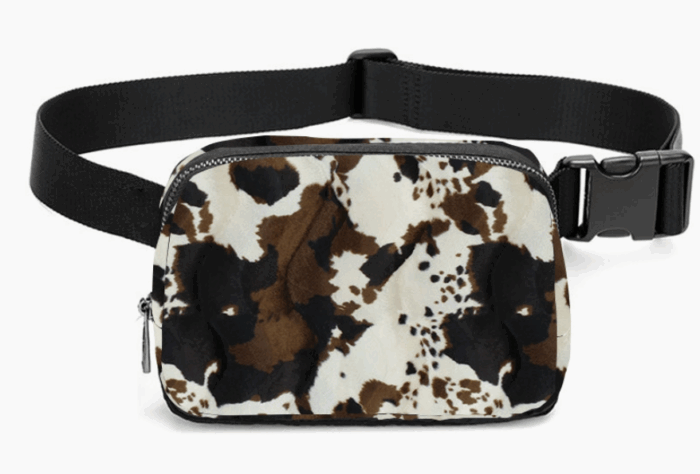 Mid Western Merch Brown Cowhide Crossbody Bag - Image 2