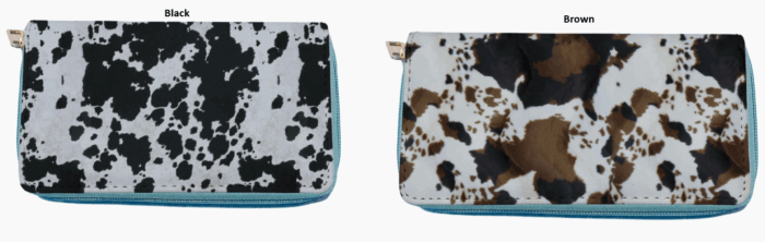 Mid Western Merch: Cowhide Print Wallet