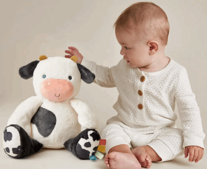 Itzy Ritzy: Sweetie Snuggles Plush Carmen the Cow - Image 7