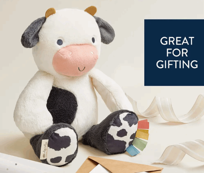 Itzy Ritzy: Sweetie Snuggles Plush Carmen the Cow - Image 4