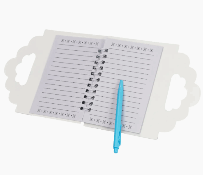 Cow Mini Notepad Diary Notebook with Pen N Mirror - Image 2