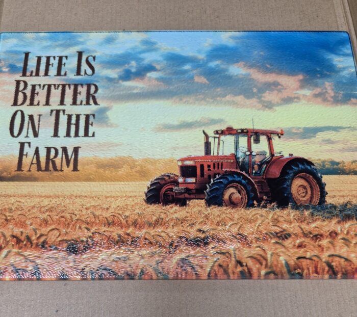 8"x11" Glass Cutting Board - Image 4