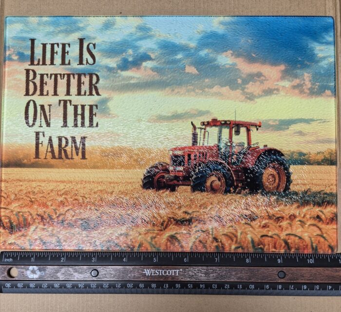 8"x11" Glass Cutting Board - Image 3