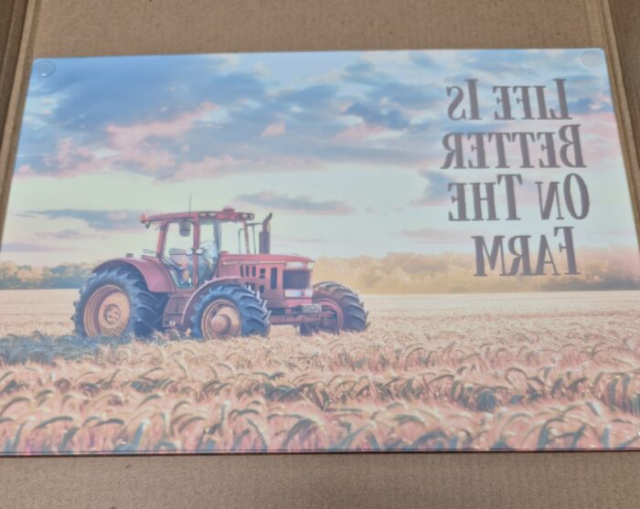 8"x11" Glass Cutting Board - Image 2