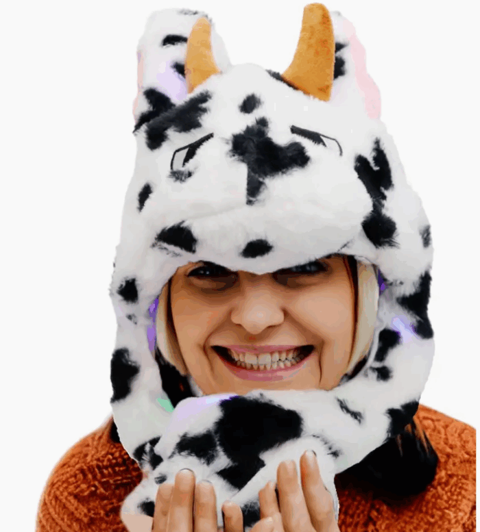 Farm Animal Pals Led Light-Up Ear  Moving Hat - Image 2