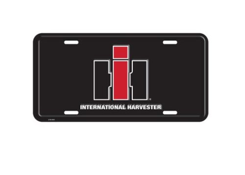 IH Black License Plate