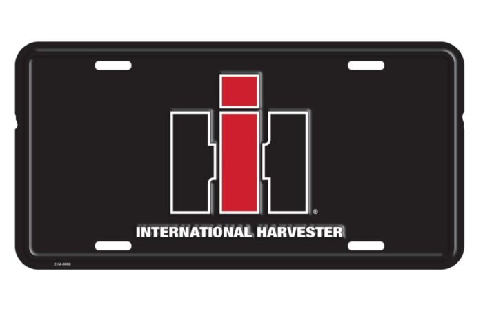IH Black License Plate - Image 2