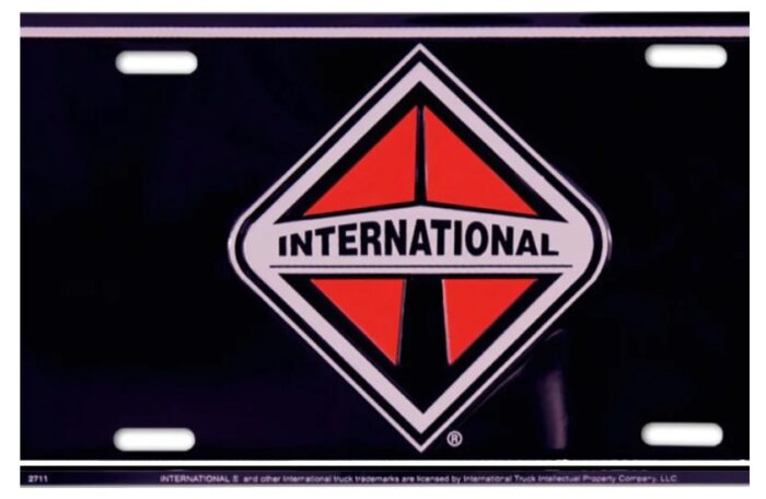 International Black License Plate - Image 2