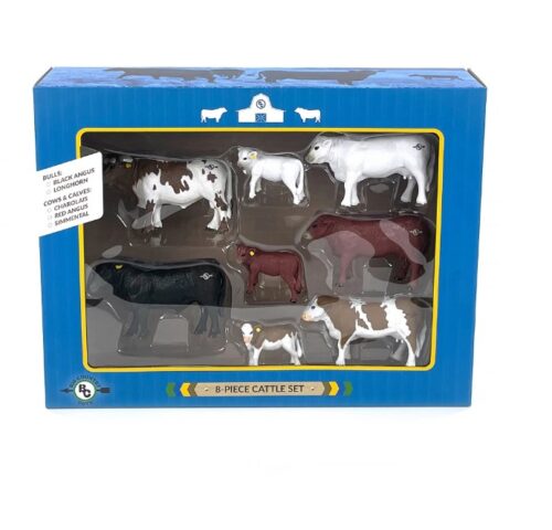 Big Country 1/20 Scale 8-Piece Cattle Set