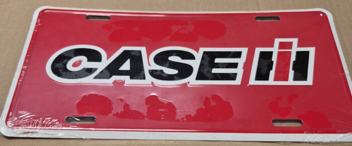 Red Case IH License Plate - Image 3