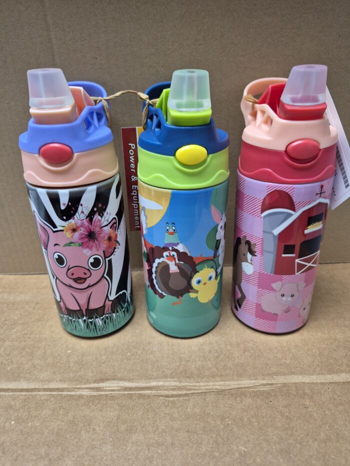 Steel 12oz Flip Top Kid's Tumblers - Image 16