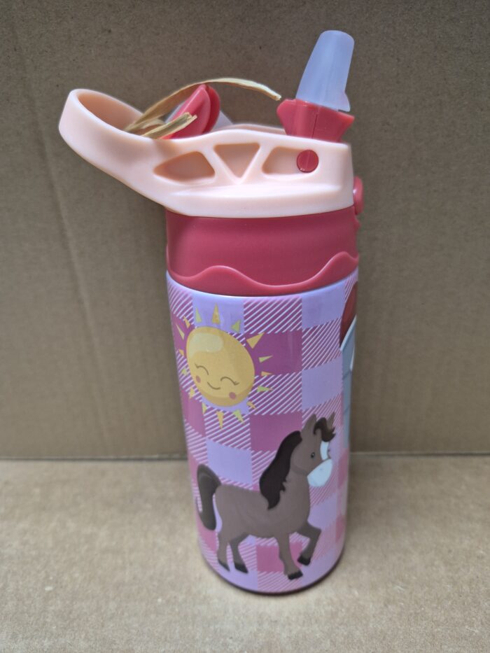 Steel 12oz Flip Top Kid's Tumblers - Image 11