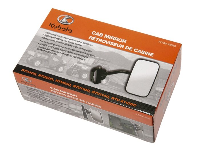 Kubota RTV Cab Mirror Kit (RTV400, RTV500, RTV1100, & RTV1140 - 77700-V5059 - Image 3