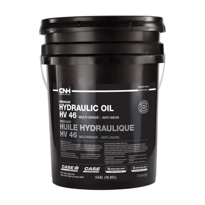 Case Premium Hydraulic Oil - HV 46 AW - (5 Gallon) - 73344328