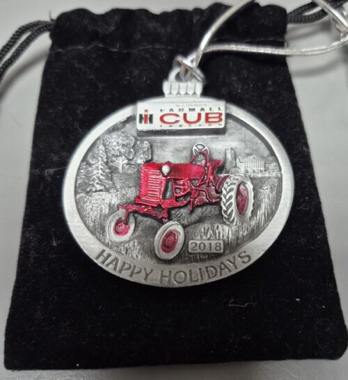 Case IH 2018 Holiday Ornament 70th Anniversary of Farmall Cub - 15th in series.