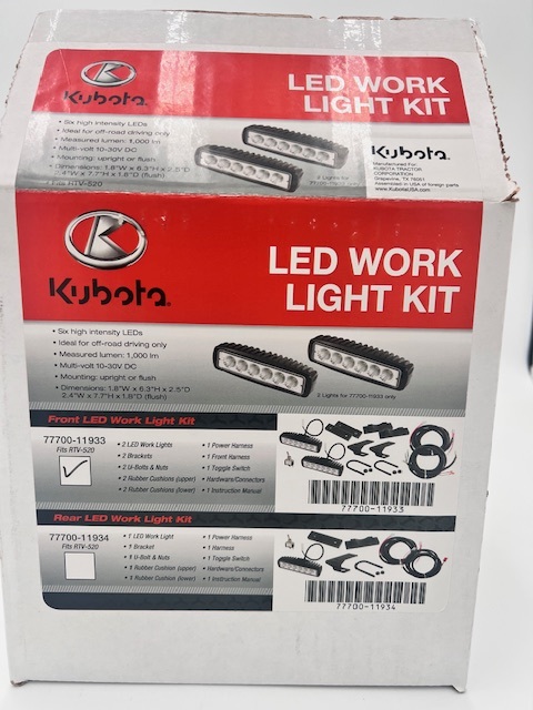 Front LED Work light Kit for RTV-520 - 77700-11933