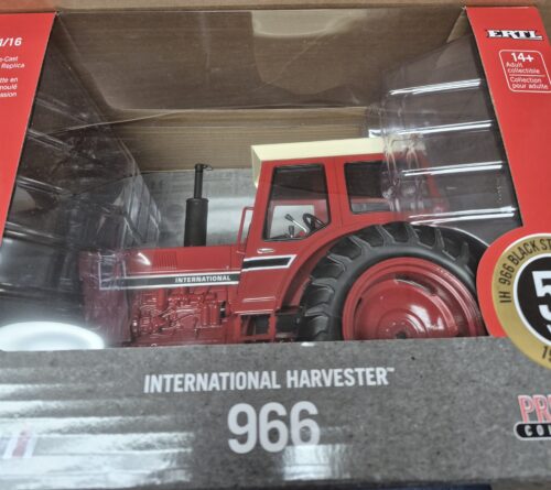 1/16 International Harvester 966 Black Stripe Tractor with Cab & Duals, 50th Ann