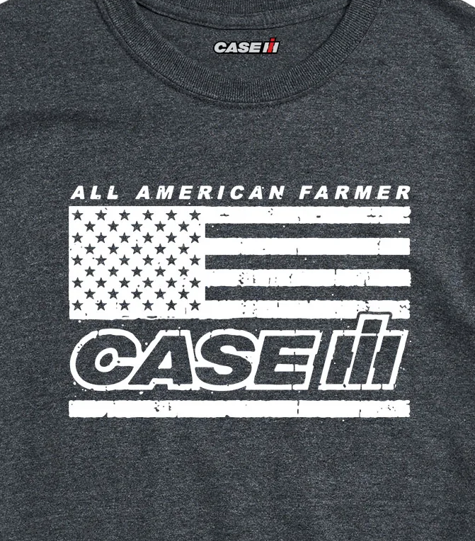 Case IH All American Farmer Mens Short Sleeve Tee - Image 4