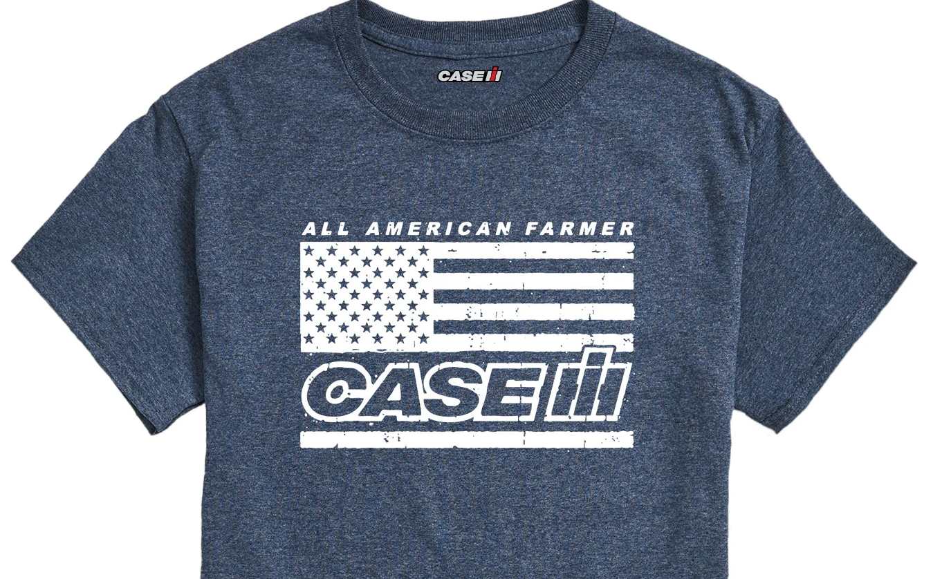 Case IH All American Farmer Mens Short Sleeve Tee - Image 6