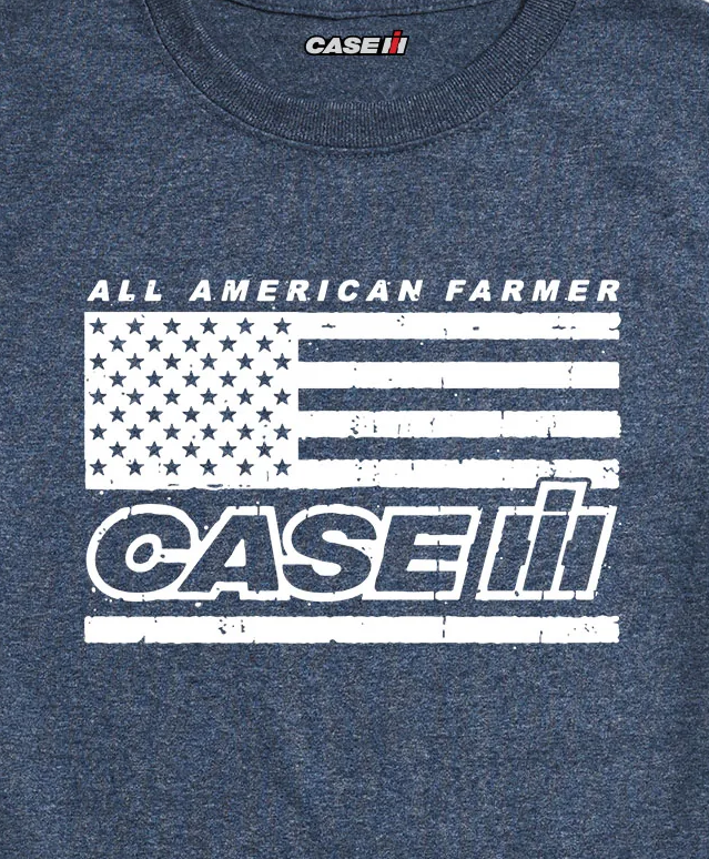 Case IH All American Farmer Mens Short Sleeve Tee - Image 7